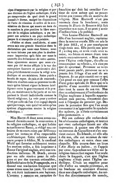 L'ami de la religion journal et revue ecclesiastique, politique et litteraire