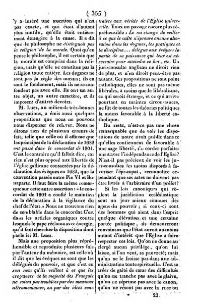 L'ami de la religion journal et revue ecclesiastique, politique et litteraire