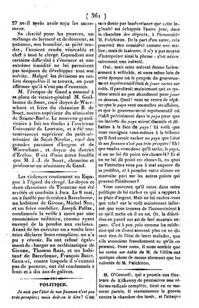 L'ami de la religion journal et revue ecclesiastique, politique et litteraire