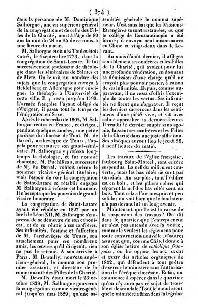 L'ami de la religion journal et revue ecclesiastique, politique et litteraire