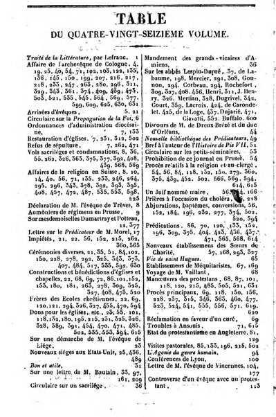 L'ami de la religion journal et revue ecclesiastique, politique et litteraire