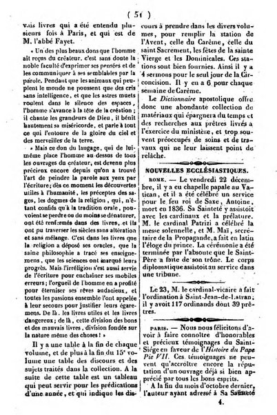 L'ami de la religion journal et revue ecclesiastique, politique et litteraire