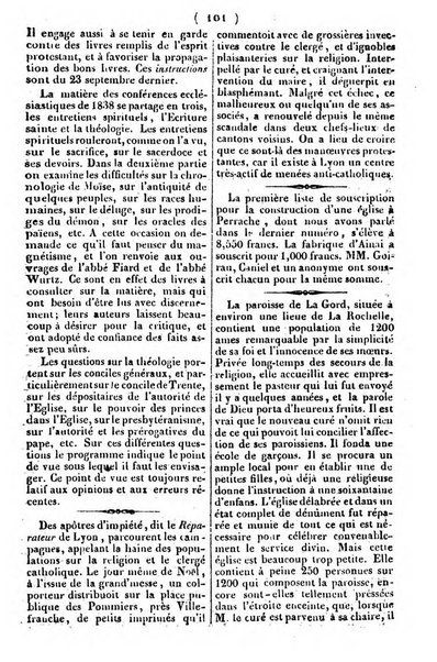 L'ami de la religion journal et revue ecclesiastique, politique et litteraire