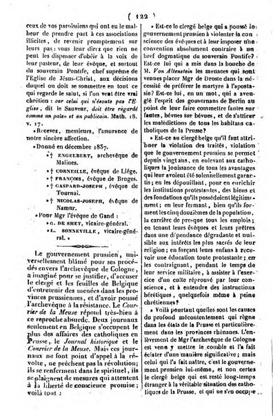 L'ami de la religion journal et revue ecclesiastique, politique et litteraire