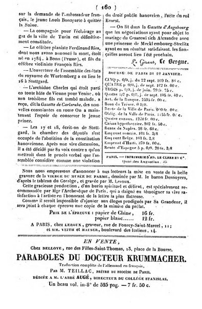 L'ami de la religion journal et revue ecclesiastique, politique et litteraire