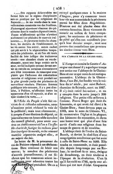 L'ami de la religion journal et revue ecclesiastique, politique et litteraire