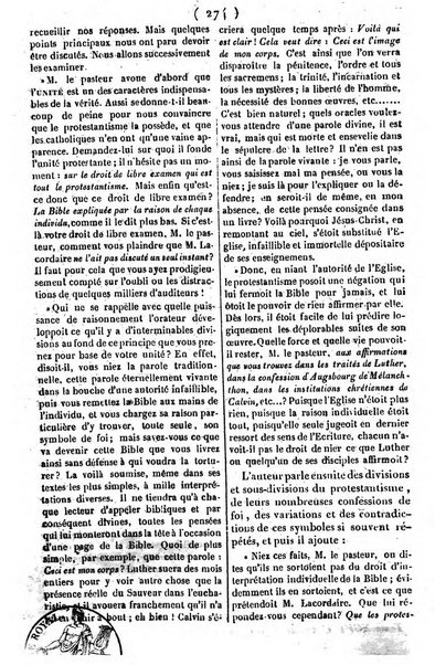 L'ami de la religion journal et revue ecclesiastique, politique et litteraire