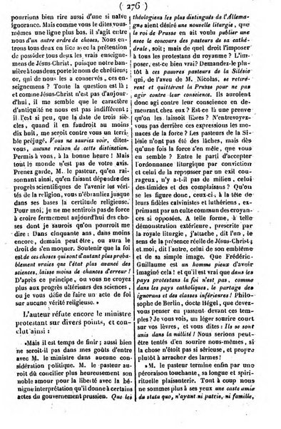 L'ami de la religion journal et revue ecclesiastique, politique et litteraire