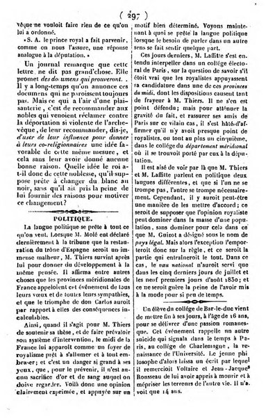 L'ami de la religion journal et revue ecclesiastique, politique et litteraire