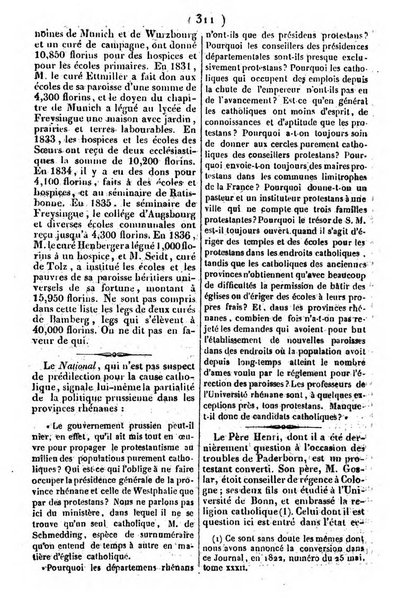 L'ami de la religion journal et revue ecclesiastique, politique et litteraire