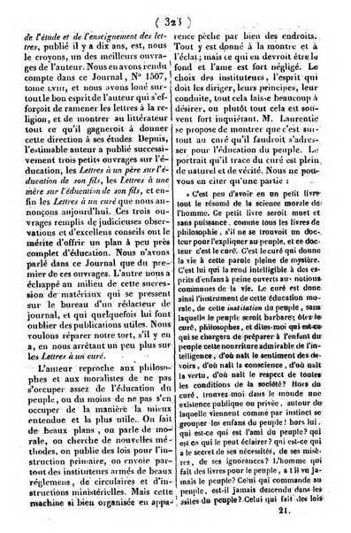 L'ami de la religion journal et revue ecclesiastique, politique et litteraire