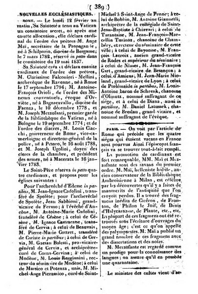 L'ami de la religion journal et revue ecclesiastique, politique et litteraire