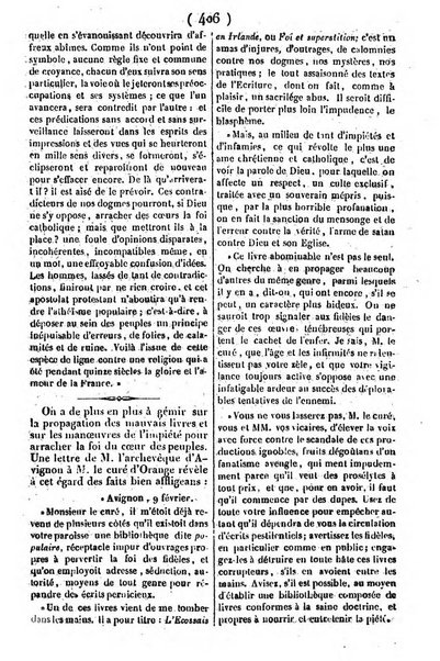 L'ami de la religion journal et revue ecclesiastique, politique et litteraire