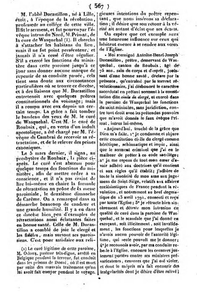 L'ami de la religion journal et revue ecclesiastique, politique et litteraire