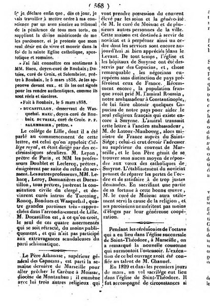 L'ami de la religion journal et revue ecclesiastique, politique et litteraire