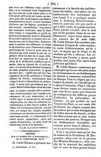 L'ami de la religion journal et revue ecclesiastique, politique et litteraire