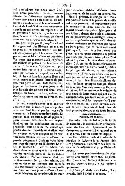 L'ami de la religion journal et revue ecclesiastique, politique et litteraire