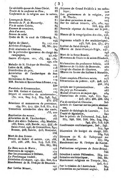 L'ami de la religion journal et revue ecclesiastique, politique et litteraire