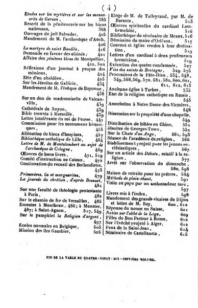 L'ami de la religion journal et revue ecclesiastique, politique et litteraire