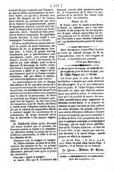 L'ami de la religion journal et revue ecclesiastique, politique et litteraire