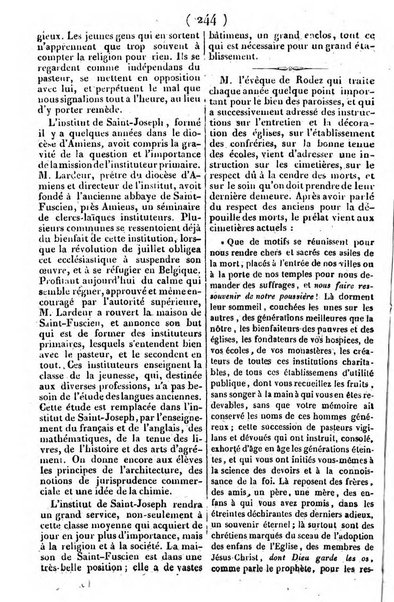 L'ami de la religion journal et revue ecclesiastique, politique et litteraire