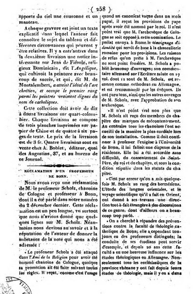 L'ami de la religion journal et revue ecclesiastique, politique et litteraire