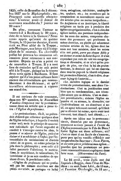 L'ami de la religion journal et revue ecclesiastique, politique et litteraire