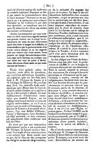 L'ami de la religion journal et revue ecclesiastique, politique et litteraire