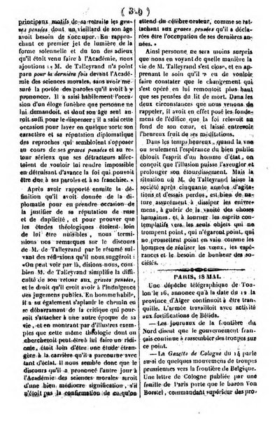 L'ami de la religion journal et revue ecclesiastique, politique et litteraire