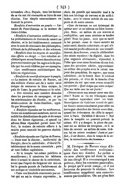 L'ami de la religion journal et revue ecclesiastique, politique et litteraire