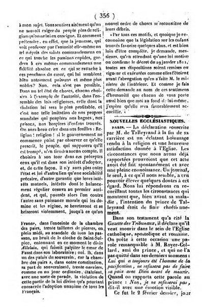 L'ami de la religion journal et revue ecclesiastique, politique et litteraire