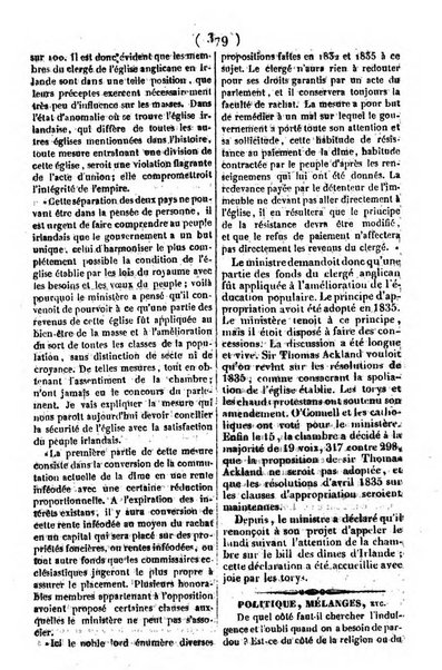 L'ami de la religion journal et revue ecclesiastique, politique et litteraire