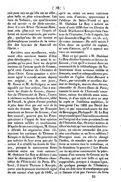 L'ami de la religion journal et revue ecclesiastique, politique et litteraire