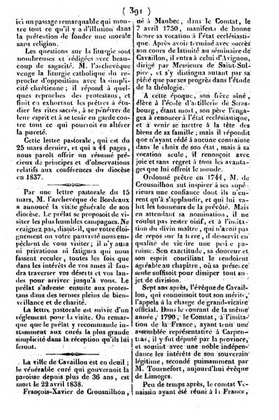 L'ami de la religion journal et revue ecclesiastique, politique et litteraire