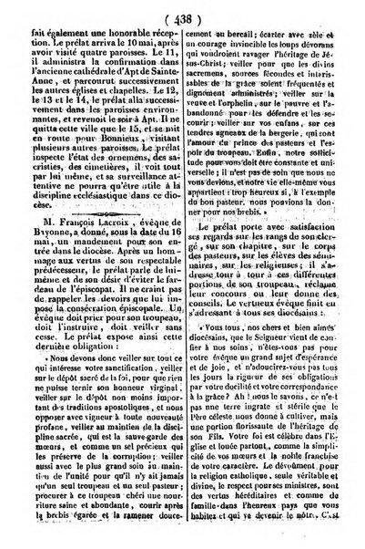 L'ami de la religion journal et revue ecclesiastique, politique et litteraire