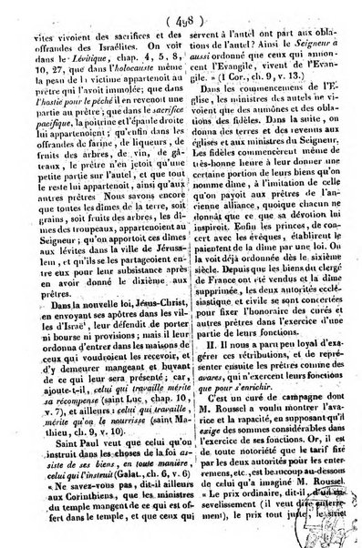 L'ami de la religion journal et revue ecclesiastique, politique et litteraire