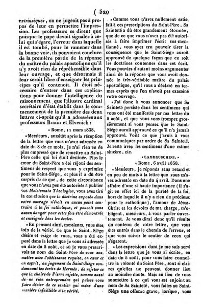 L'ami de la religion journal et revue ecclesiastique, politique et litteraire