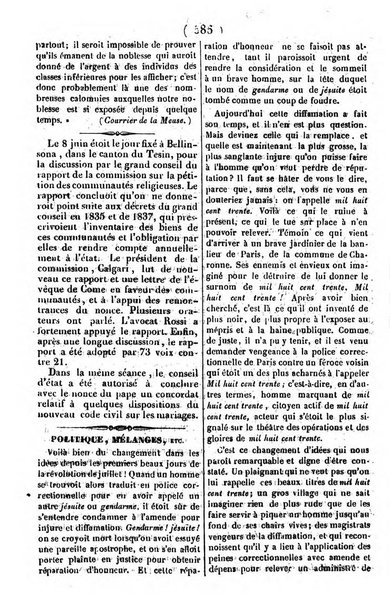 L'ami de la religion journal et revue ecclesiastique, politique et litteraire