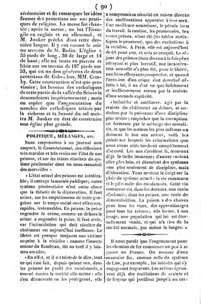 L'ami de la religion journal et revue ecclesiastique, politique et litteraire