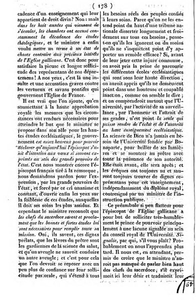 L'ami de la religion journal et revue ecclesiastique, politique et litteraire