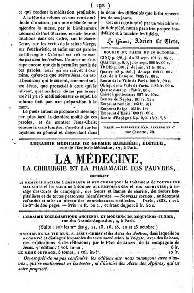 L'ami de la religion journal et revue ecclesiastique, politique et litteraire