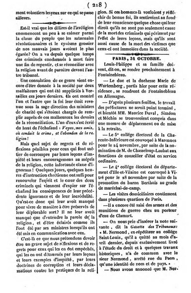 L'ami de la religion journal et revue ecclesiastique, politique et litteraire