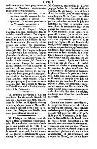 L'ami de la religion journal et revue ecclesiastique, politique et litteraire