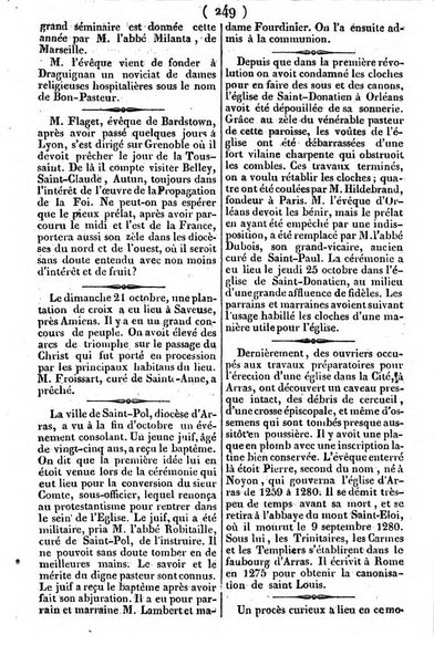 L'ami de la religion journal et revue ecclesiastique, politique et litteraire