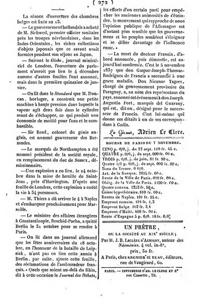 L'ami de la religion journal et revue ecclesiastique, politique et litteraire