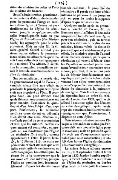 L'ami de la religion journal et revue ecclesiastique, politique et litteraire