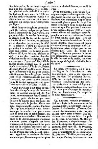 L'ami de la religion journal et revue ecclesiastique, politique et litteraire