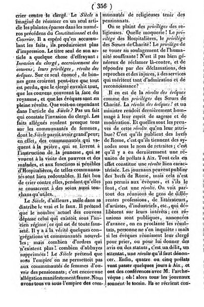 L'ami de la religion journal et revue ecclesiastique, politique et litteraire