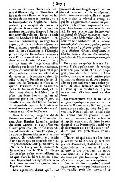 L'ami de la religion journal et revue ecclesiastique, politique et litteraire