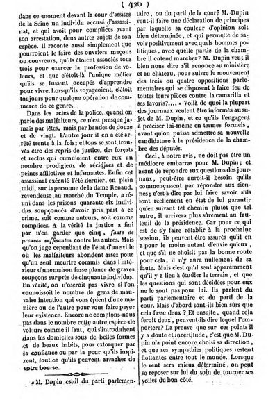 L'ami de la religion journal et revue ecclesiastique, politique et litteraire